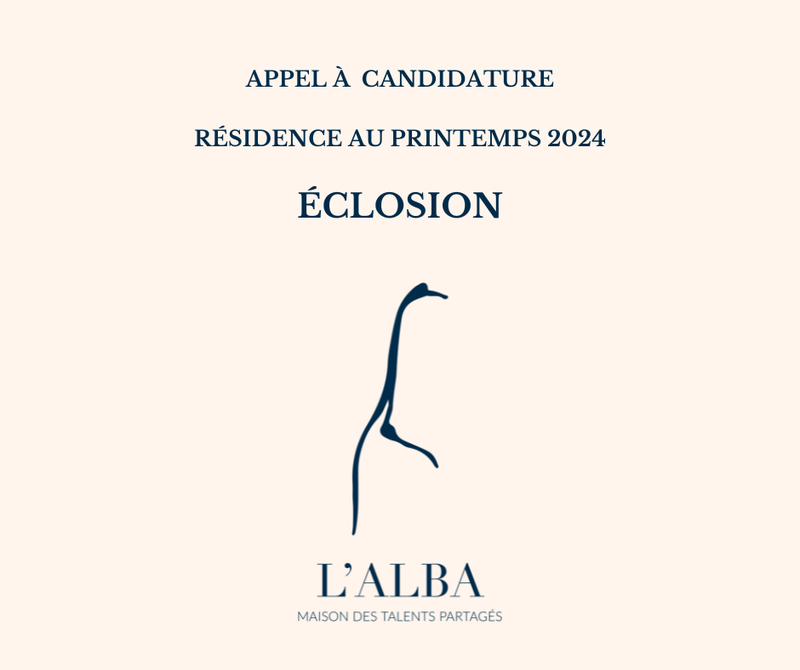 Appel à candidature - Résidence printemps 2024 Appel à candidature - Résidence printemps 2024